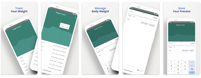 Weight Tracker - Easy Track project screenshot